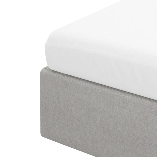 LAUKO Renforce White Bed Sheet 90x200 cm