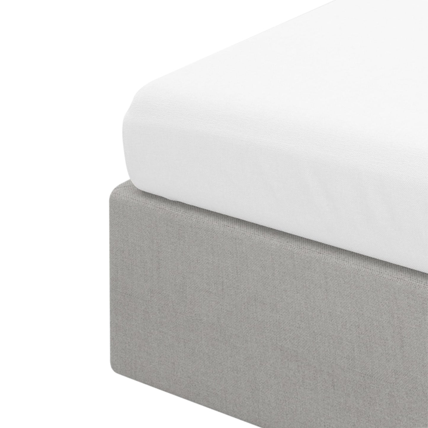LAUKO White Renforce Bed Sheet 140x200 cm