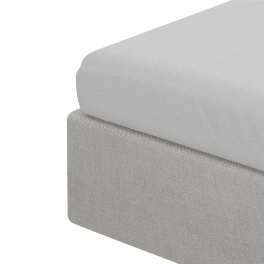 LAUKO Renforce Grey Bed Sheet 180x200 cm