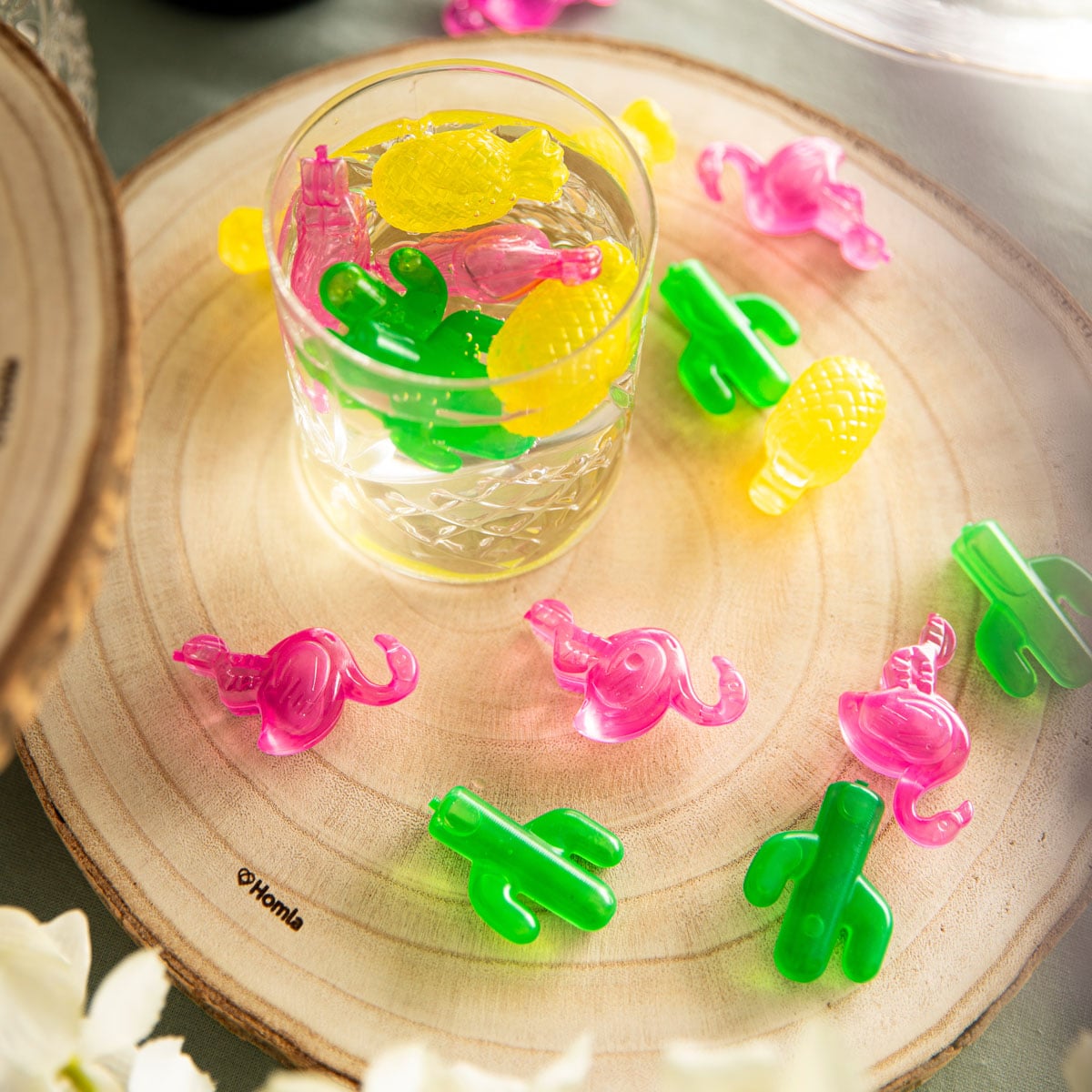 ICE SUMMER Drink Mix Cubes - Set of 20 Reusable Cubes