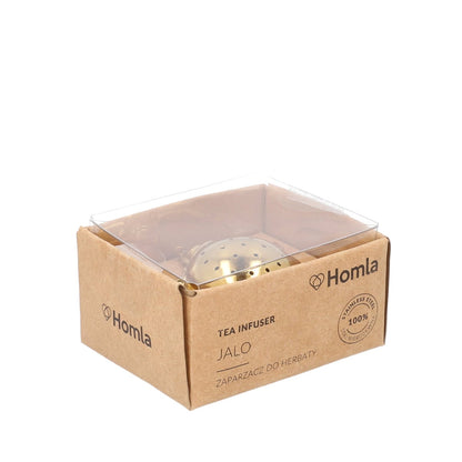 JALO Gold Teapot-Shaped Tea Brewer Stainless Steel Infuser