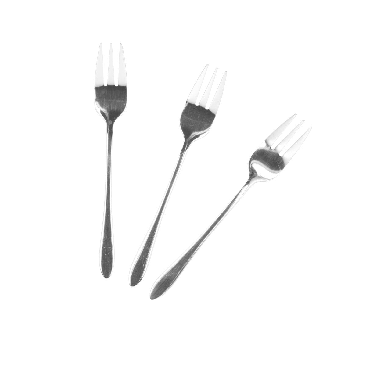 STILO Silver Dessert Fork Set - 3 pcs