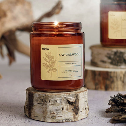 TOFU Sandalwood Scented Candle 190g