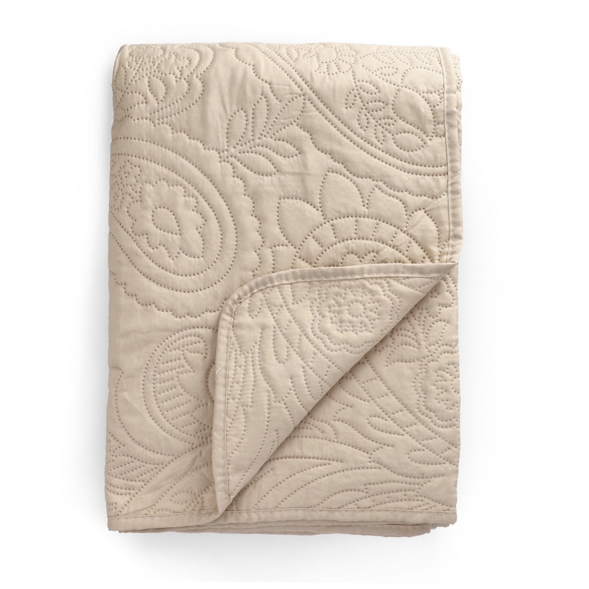 GOTA NEW Embossed Beige Bedspread 200x220 cm