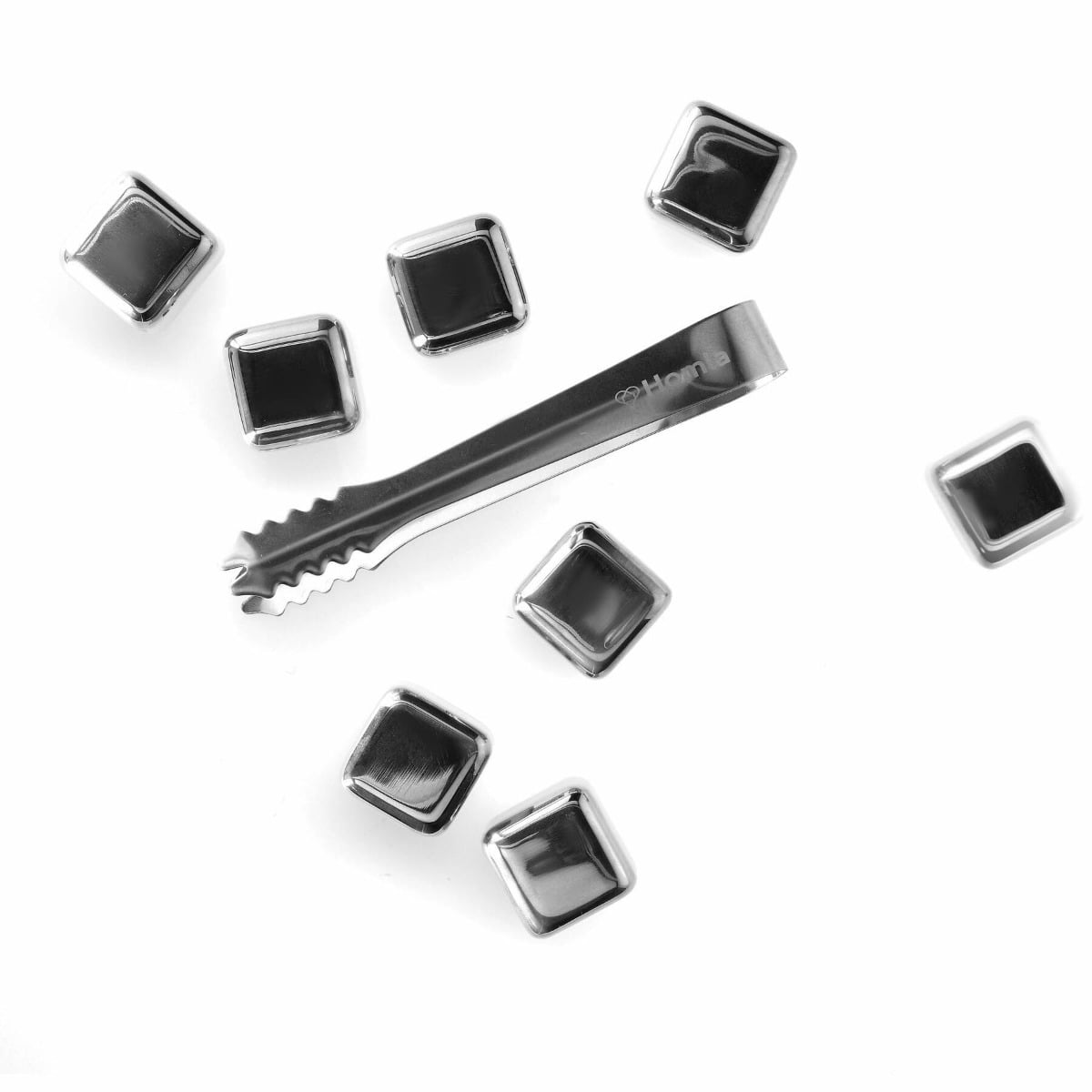 Set of Dice ALCOLE Steel with Pliers 9 pcs