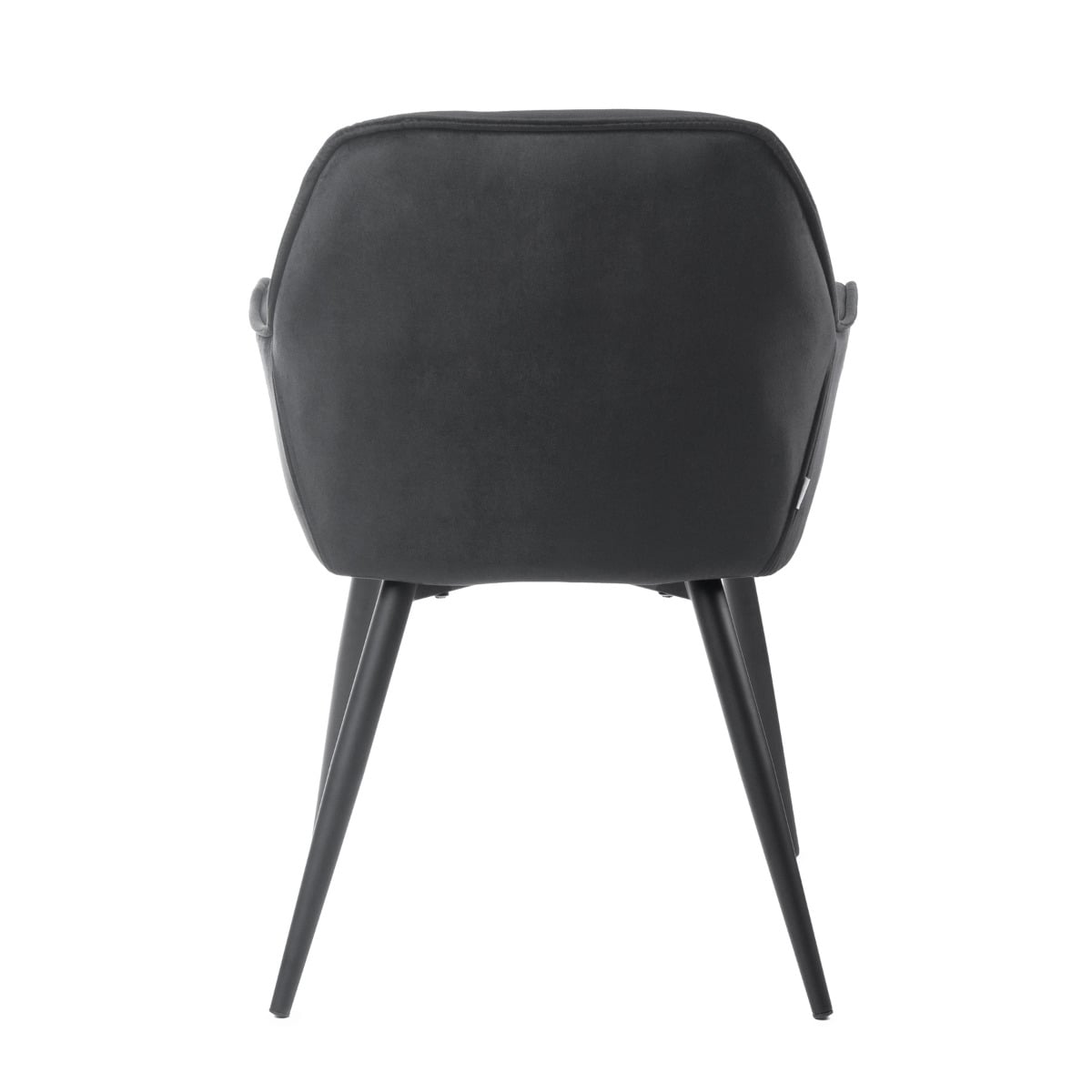 Cherry Velour Black Chair 57x63x84 cm