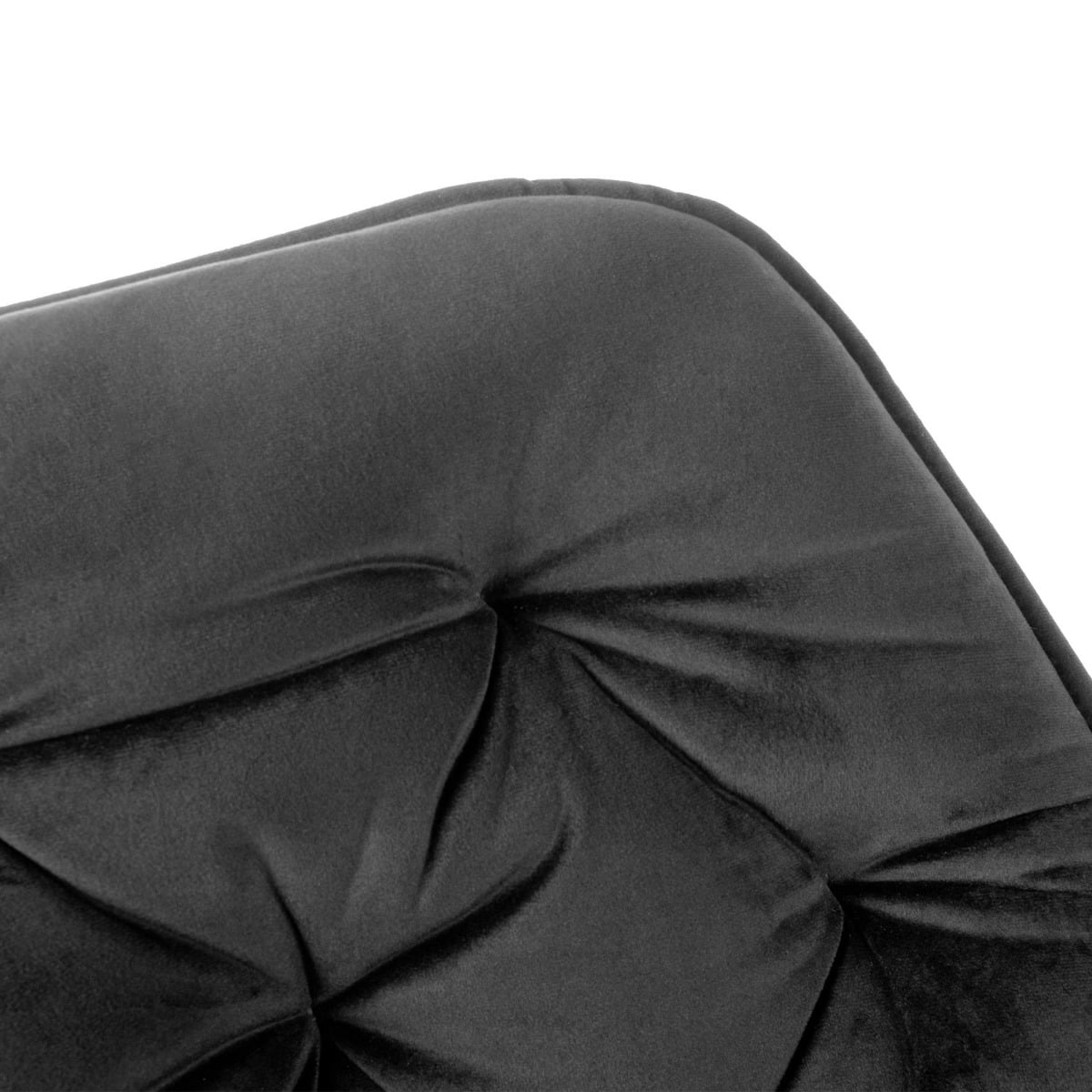Cherry Velour Black Chair 57x63x84 cm