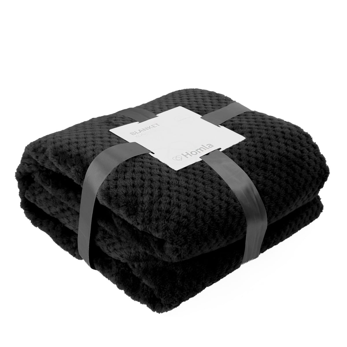 NOAH Rice Grains Black Blanket 150x200 cm