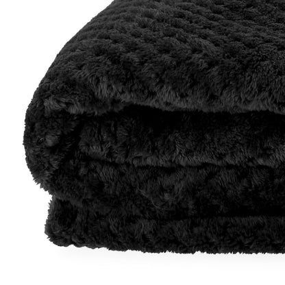 NOAH Rice Grains Black Blanket 150x200 cm