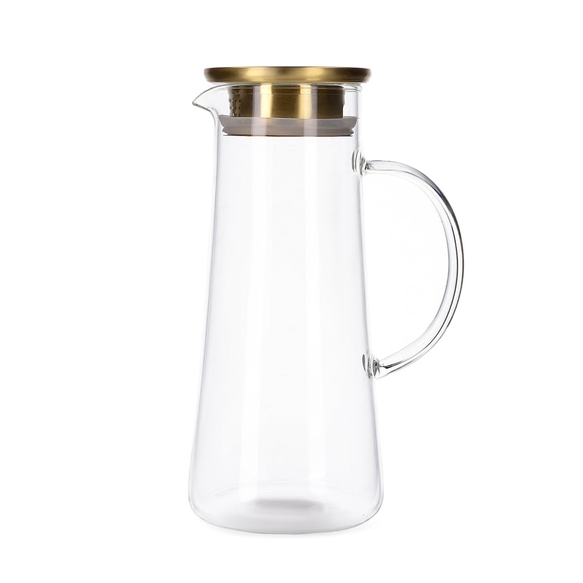 KUBBE Jug with Gold Lid, 1.4 L