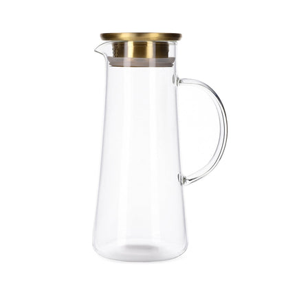 KUBBE Jug with Gold Lid, 1.4 L