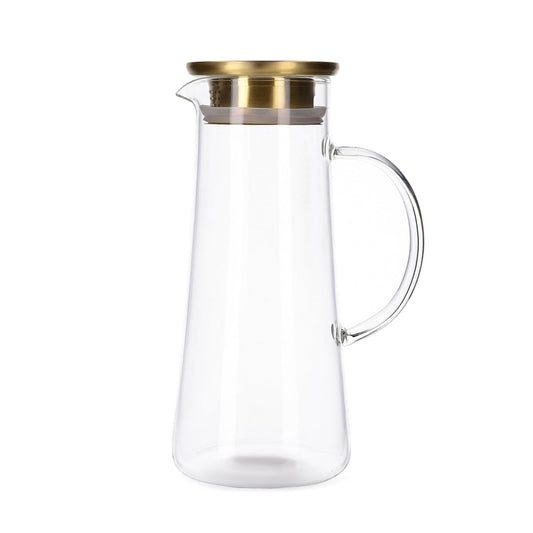 KUBBE Jug with Gold Lid, 1.4 L