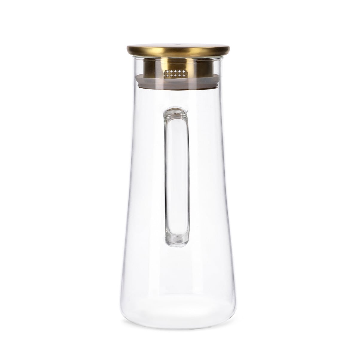 KUBBE Jug with Gold Lid, 1.4 L