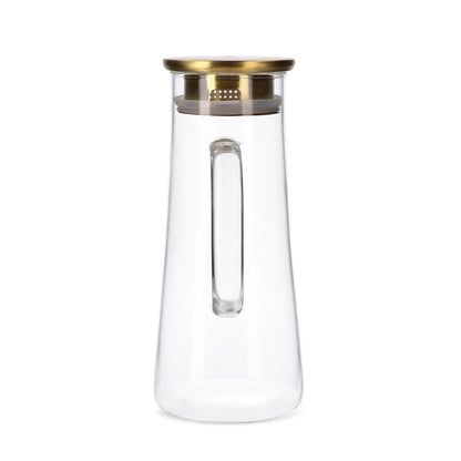 KUBBE Jug with Gold Lid, 1.4 L