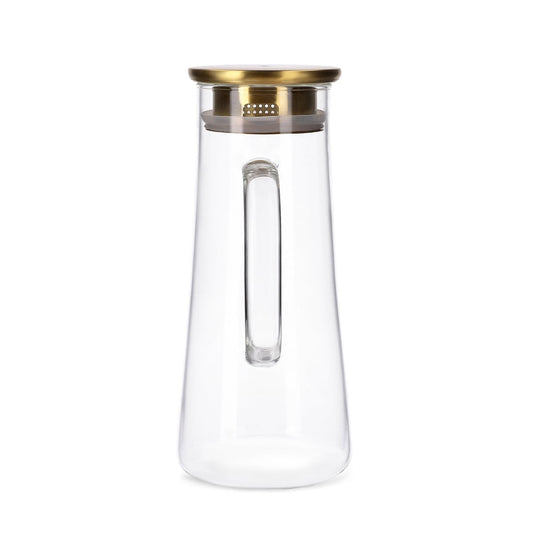 KUBBE Jug with Gold Lid, 1.4 L