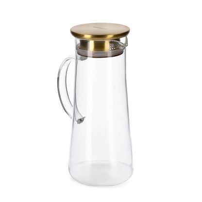 KUBBE Jug with Gold Lid, 1.4 L