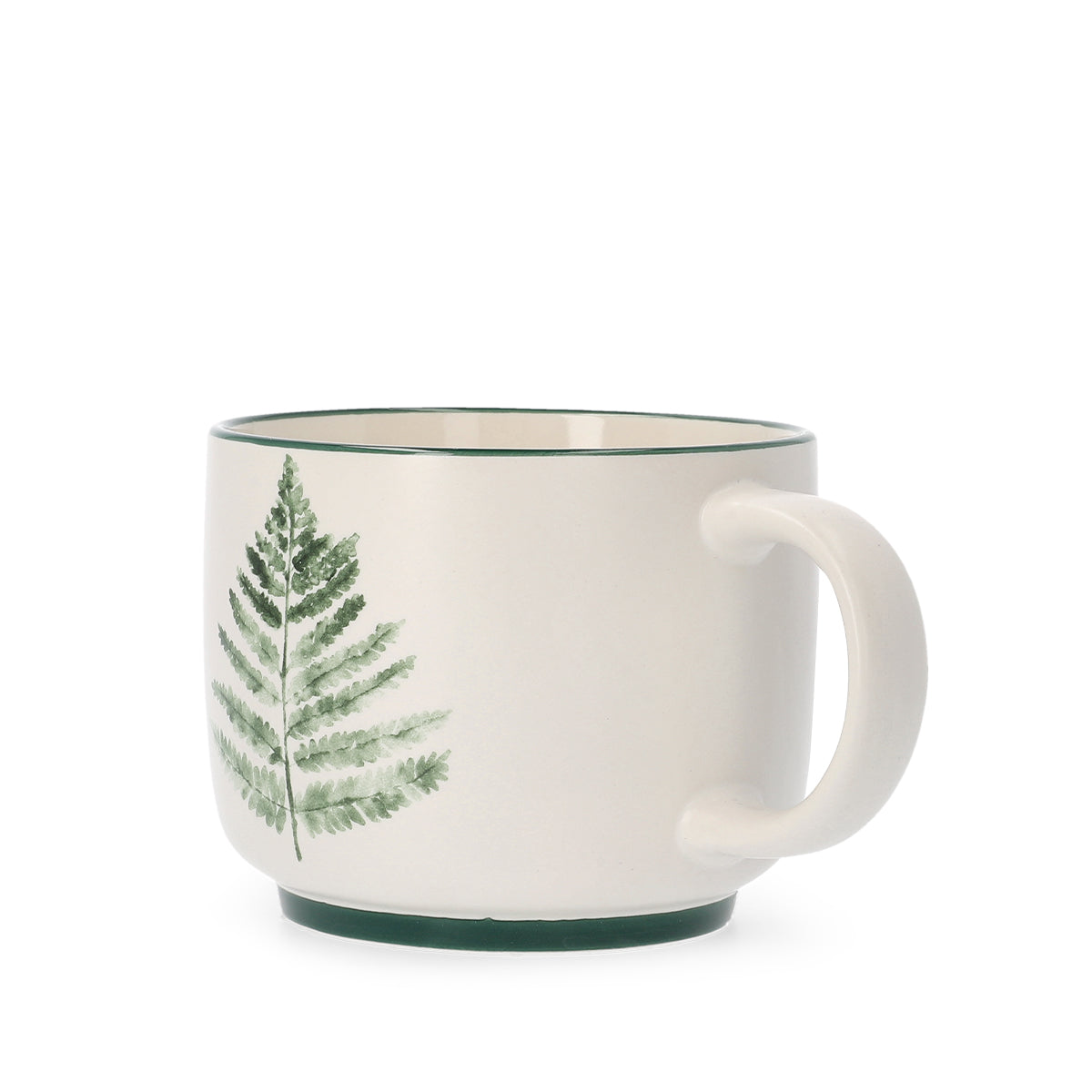 BLYDE Ceramic Mug with Fern Leaf Design 350ml