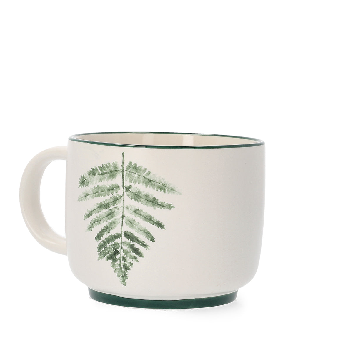 BLYDE Ceramic Mug with Fern Leaf Design 350ml