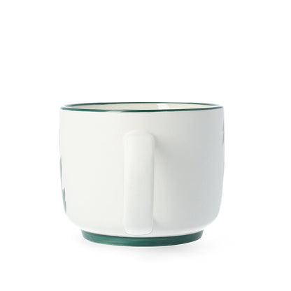 BLYDE Ceramic Mug with Rubberwood Leaf 350ml