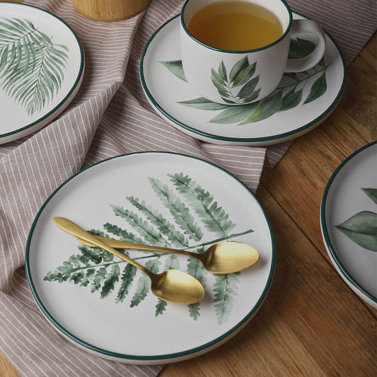 BLYDE Fern Leaf Porcelain Plate 20cm