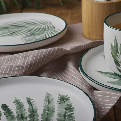 BLYDE Fern Leaf Porcelain Plate 20cm