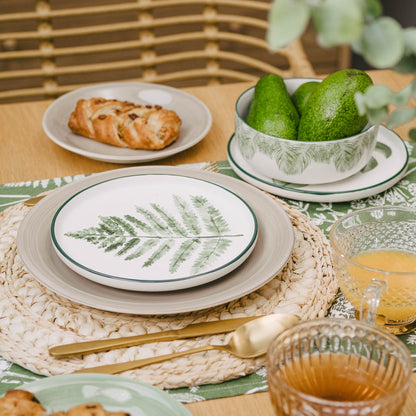 BLYDE Fern Leaf Porcelain Plate 20cm