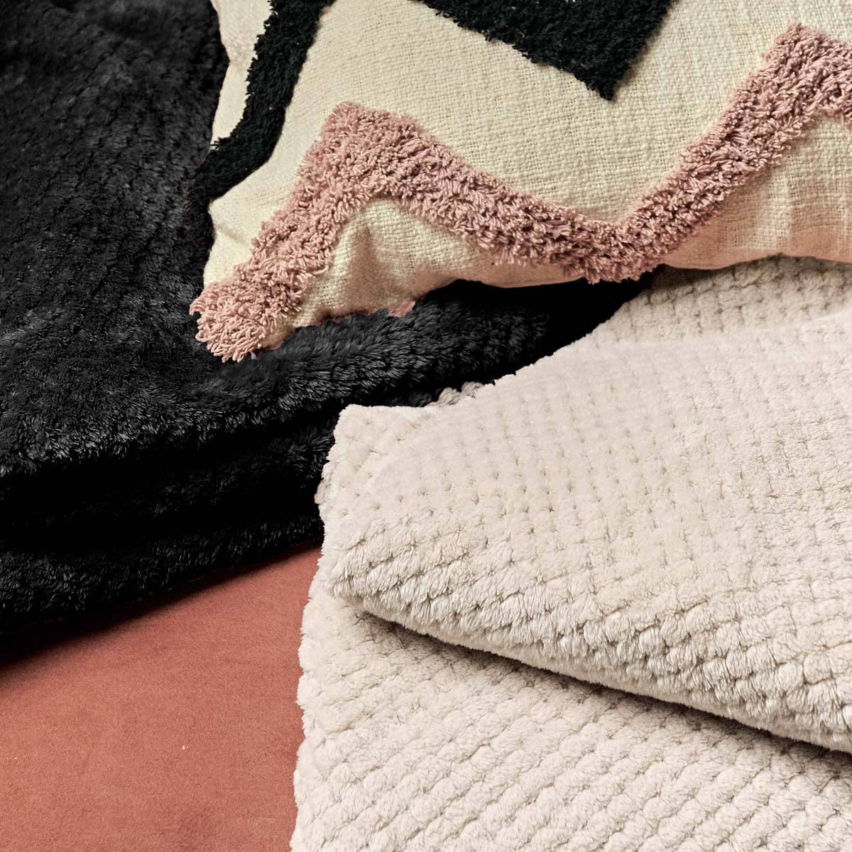 NOAH Grains of Rice Beige Blanket 150x200 cm