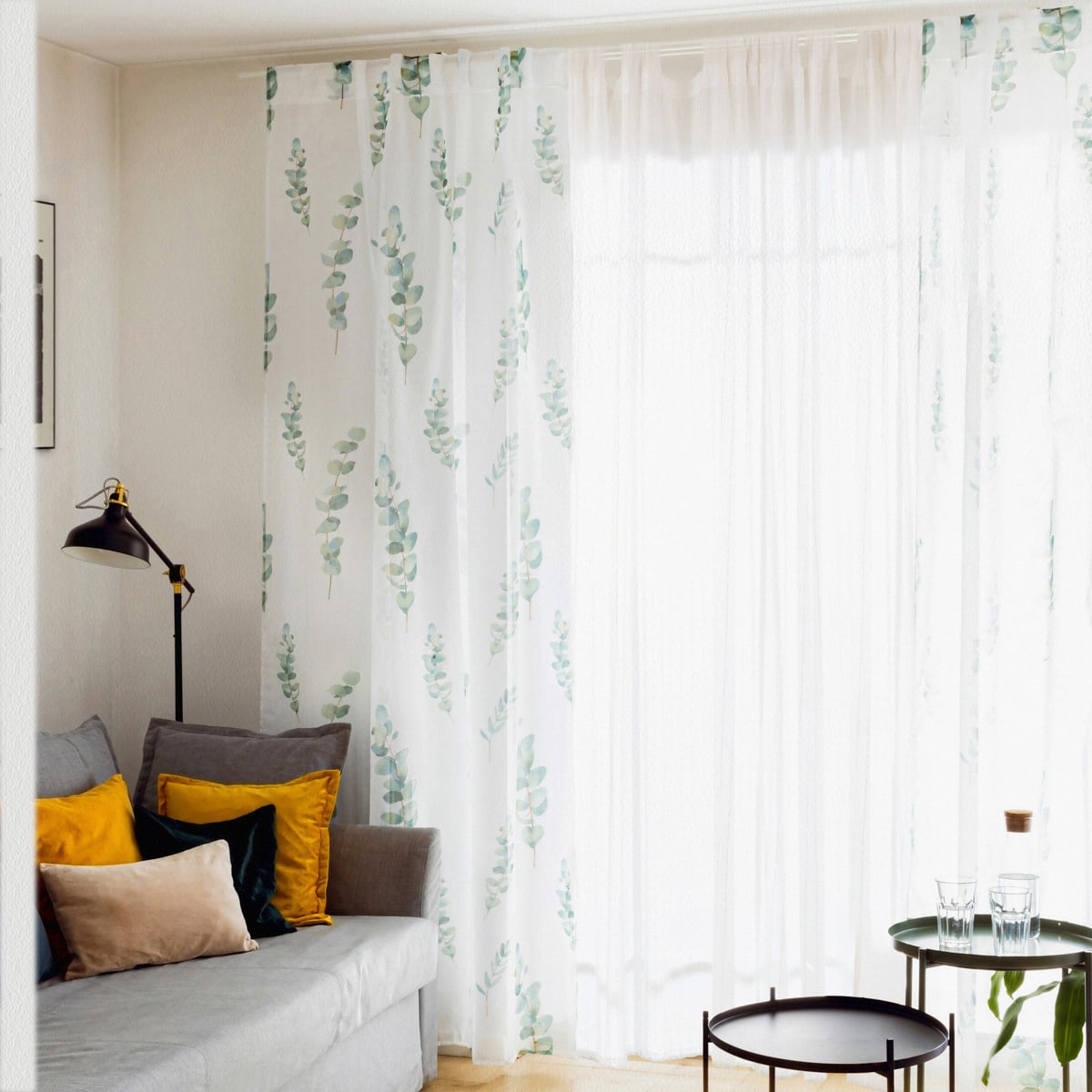EUCALIPTO Eucalyptus Leaf Curtain 140x250 cm