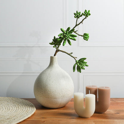 NOVO Dotted Round Vase Ceramic 18x18x21 cm