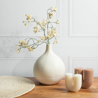 NOVO Dotted Round Vase Ceramic 18x18x21 cm