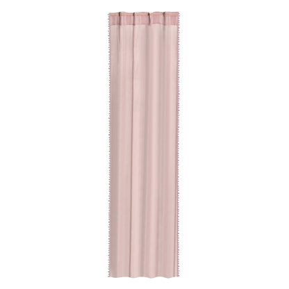 ADI Dirty Pink Pom Pom Curtain Blind 140x250 cm