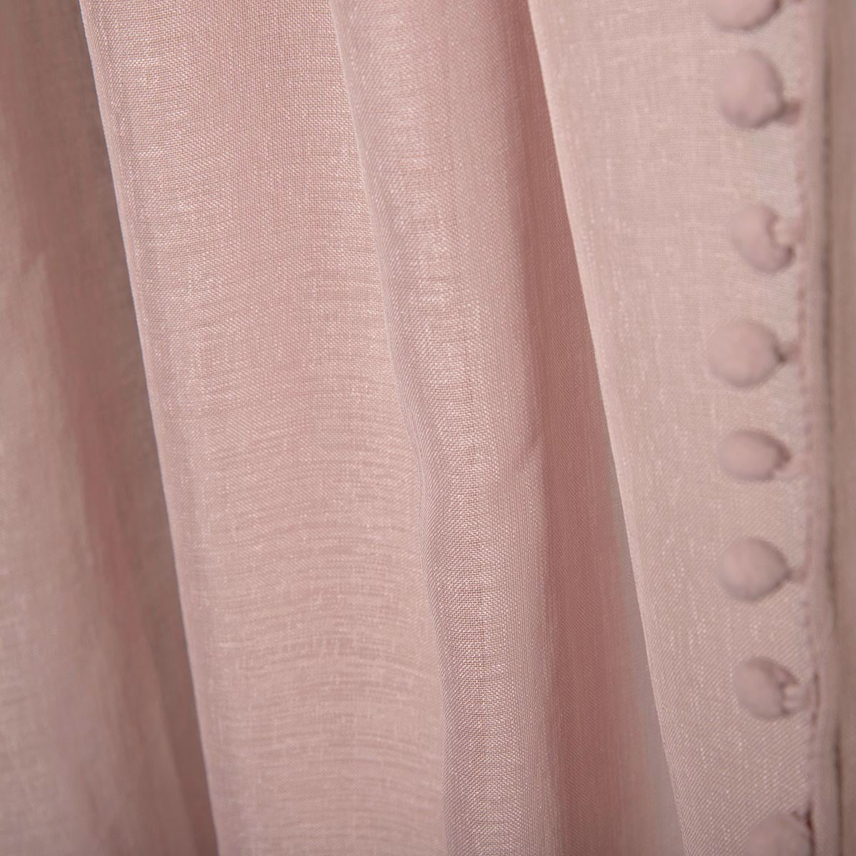 ADI Dirty Pink Pom Pom Curtain Blind 140x250 cm