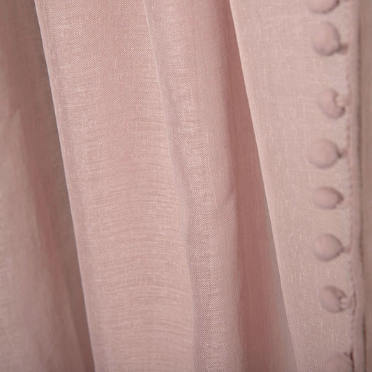 ADI Dirty Pink Pom Pom Curtain Blind 140x250 cm