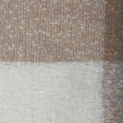 ALLORA Ecru Boucle Yarn Blanket 130x170 cm