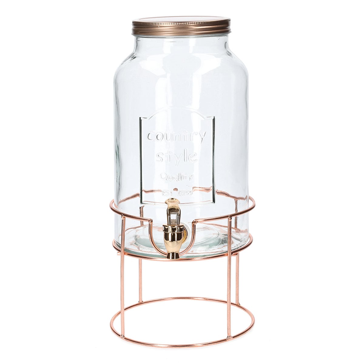 NERSO Jar with Tap and Saucer 5.5L