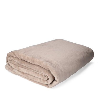 MUKAVA Beige Blanket 200x220 cm