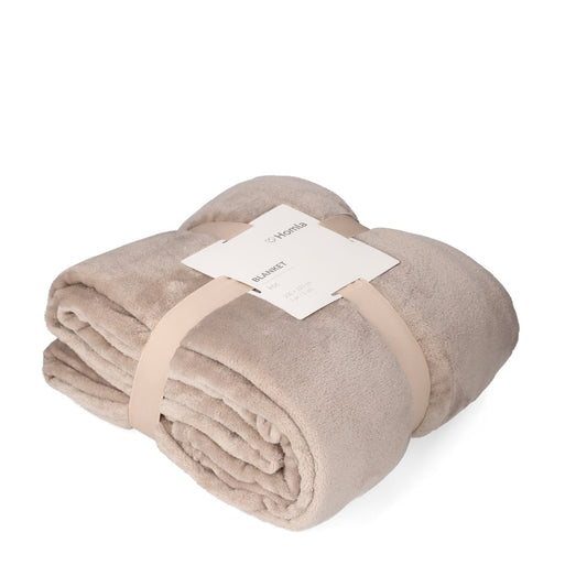 MUKAVA Beige Blanket 200x220 cm