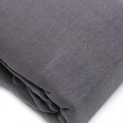 CLAIRE Grey Jersey Bed Sheet 90x200 cm