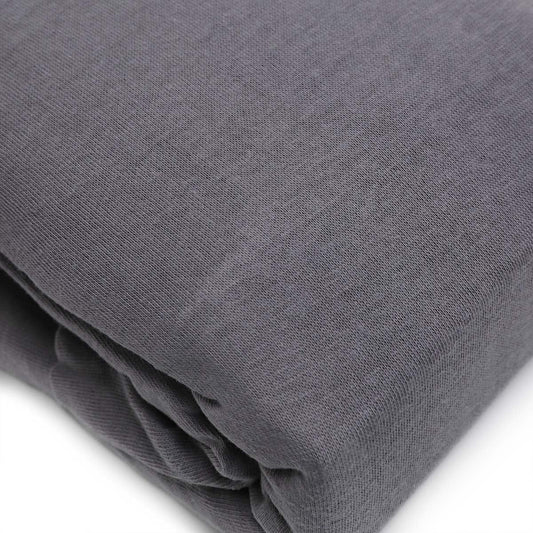 Bed Sheet CLAIRE Jersey Grey 140x200 cm