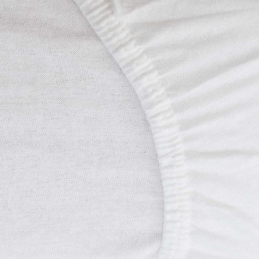 Claire White Jersey Bed Sheet 90x200 cm