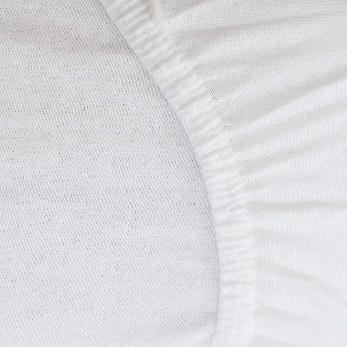 Bed Sheet Claire Jersey White 180x200 cm