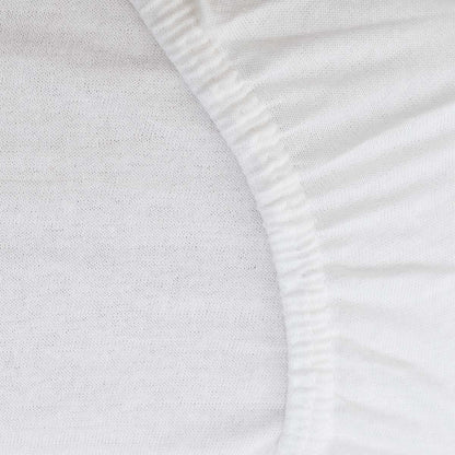 Bed Sheet Claire Jersey White 180x200 cm