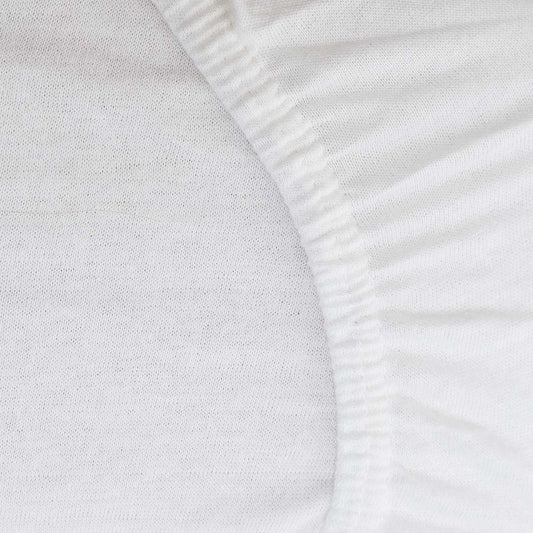 Bed Sheet Claire Jersey White 180x200 cm