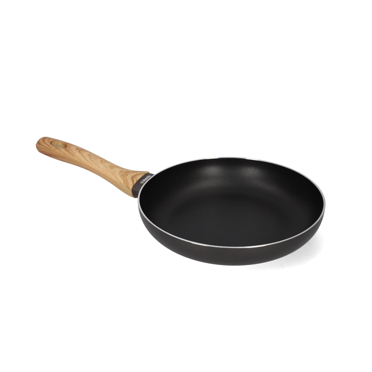 ALBERO 24 cm Black Frying Pan with Non-Stick Coating