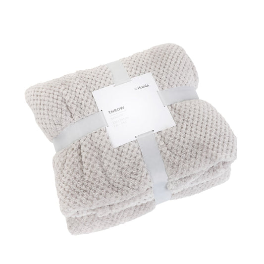 NOAH Light Grey Bedspread 220x240 cm