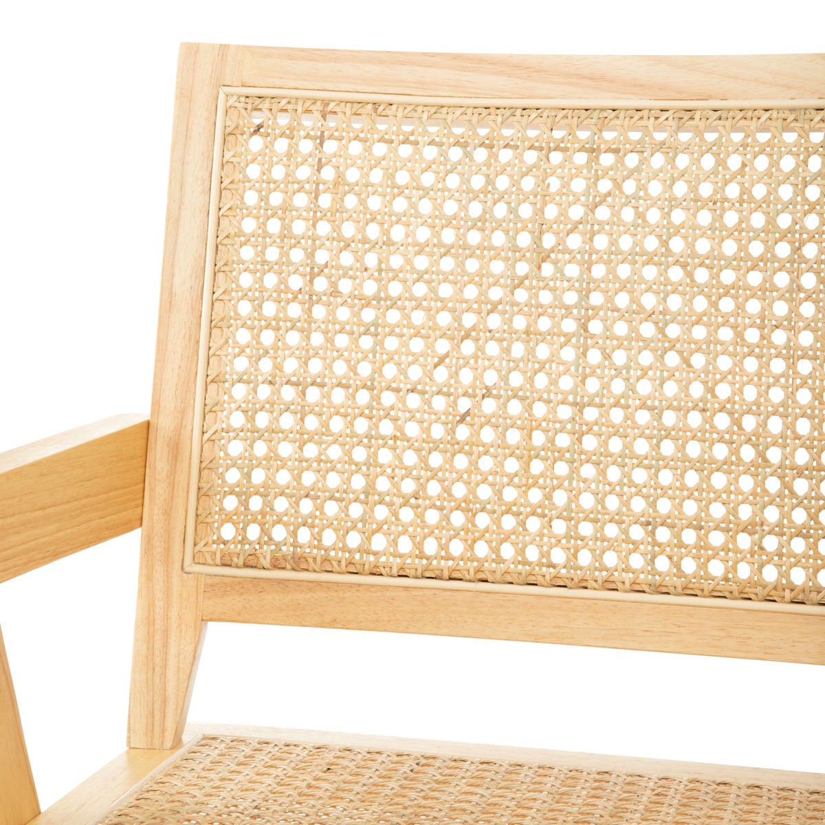 Armchair ROTIN Wooden with Viennese Braid 50x55x78 cm
