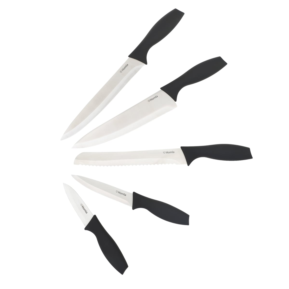 SKAT 6-Piece Knife Set in Black Block