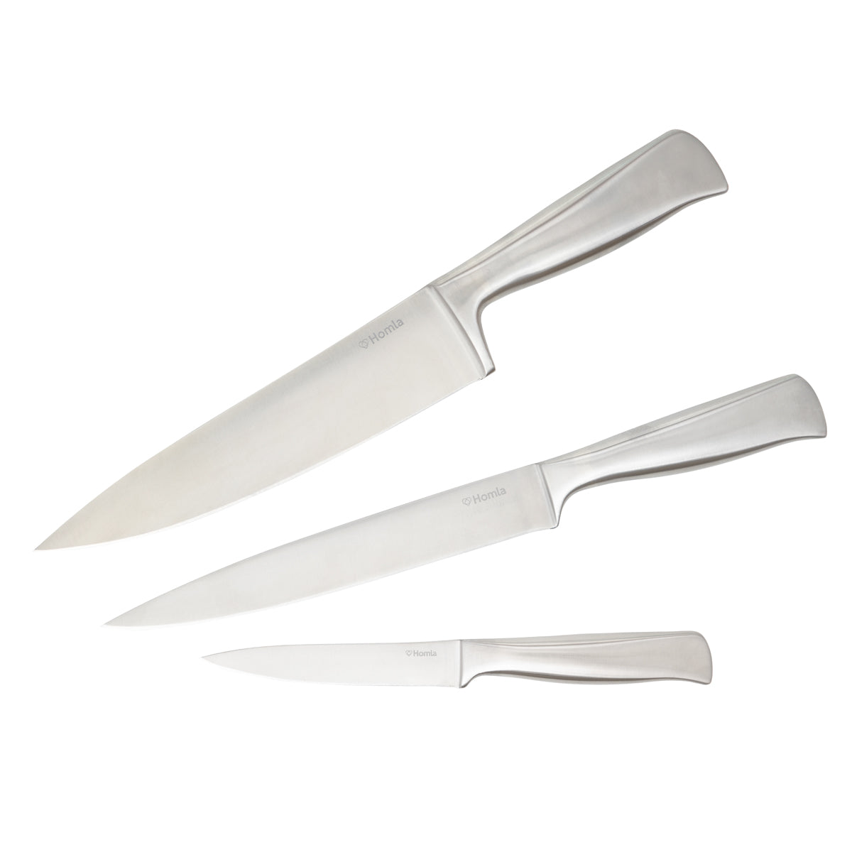 Set of Knives RIGEL Universal Silver 3 pcs