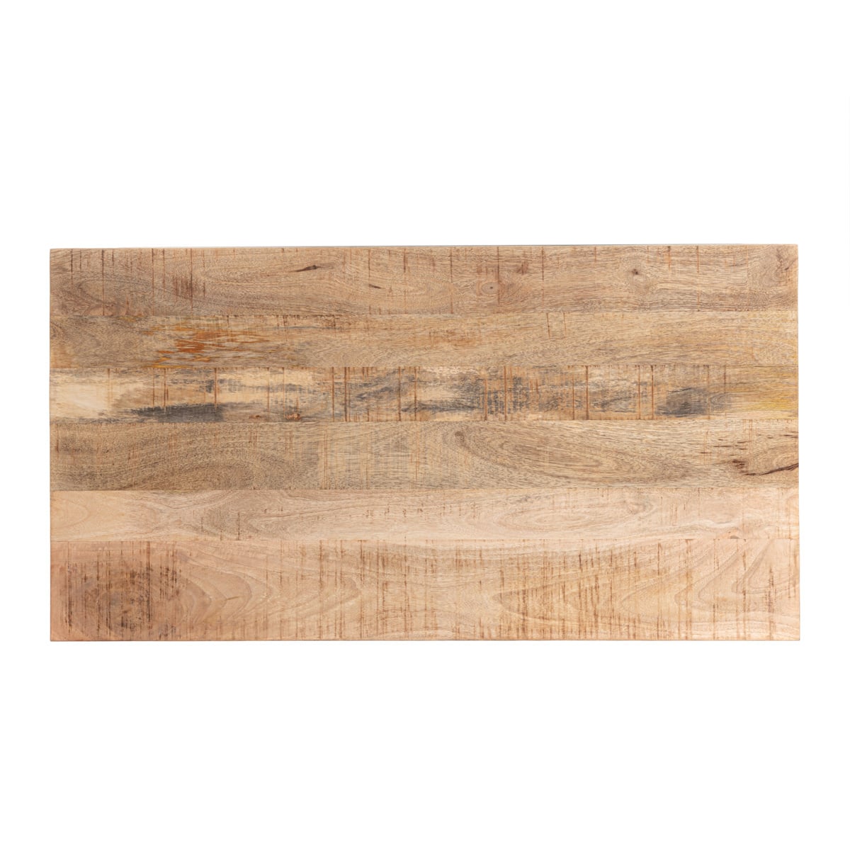MAYA Coffee Table Set | Solid Mango Wood & Metal | 110x60x45 cm