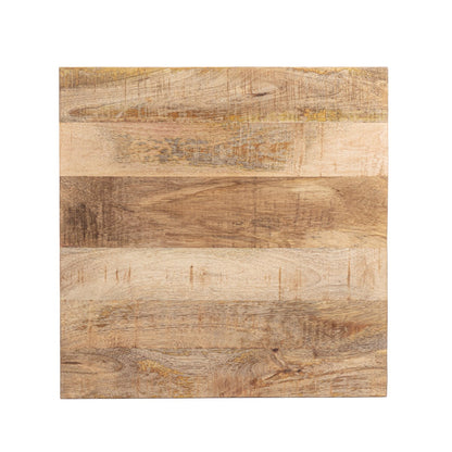MAYA Coffee Table Set | Solid Mango Wood & Metal | 110x60x45 cm